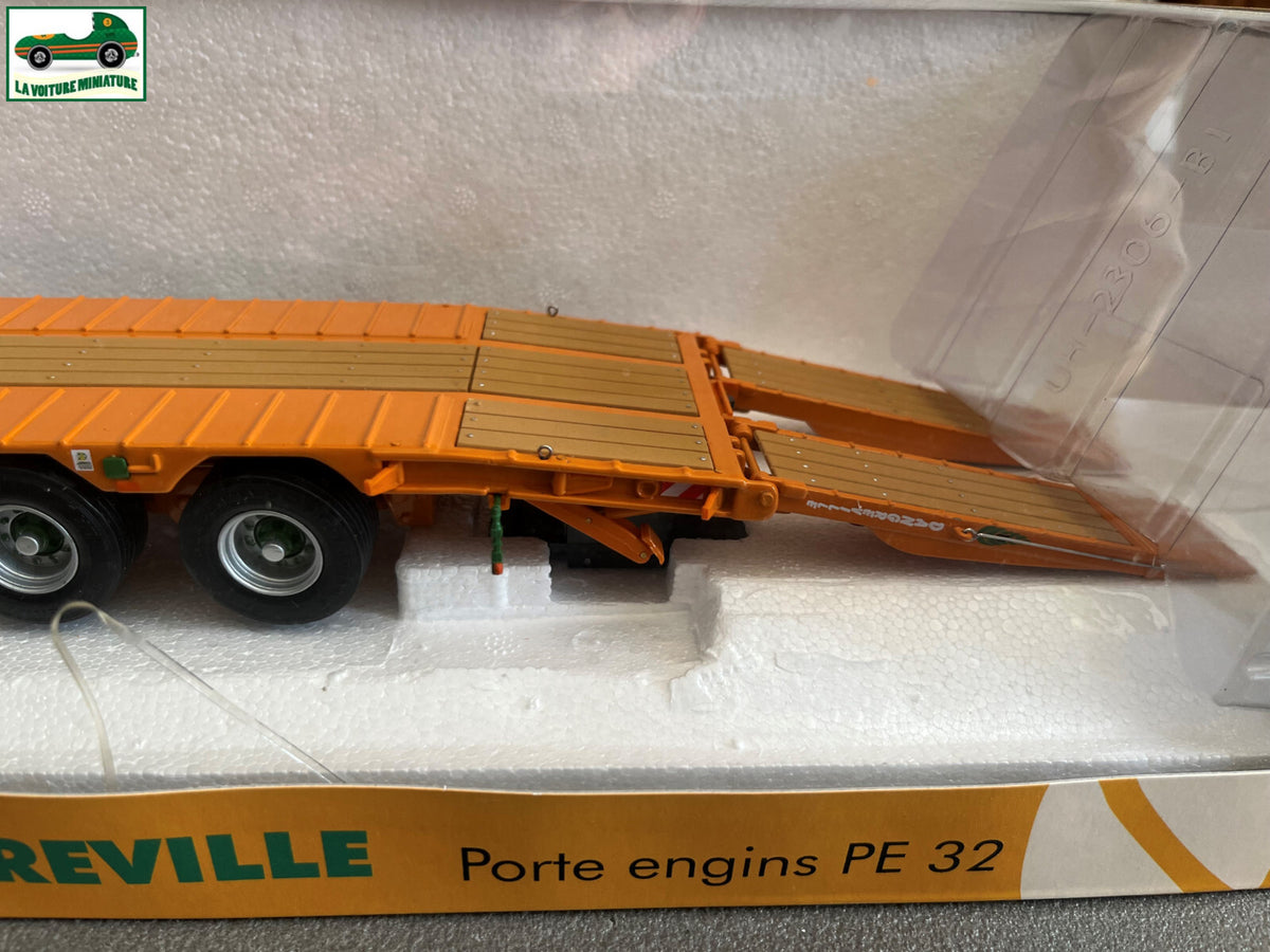 Miniature Agricole Travaux Publics Remorque Dangreville Porte Engins PE 32 1/32