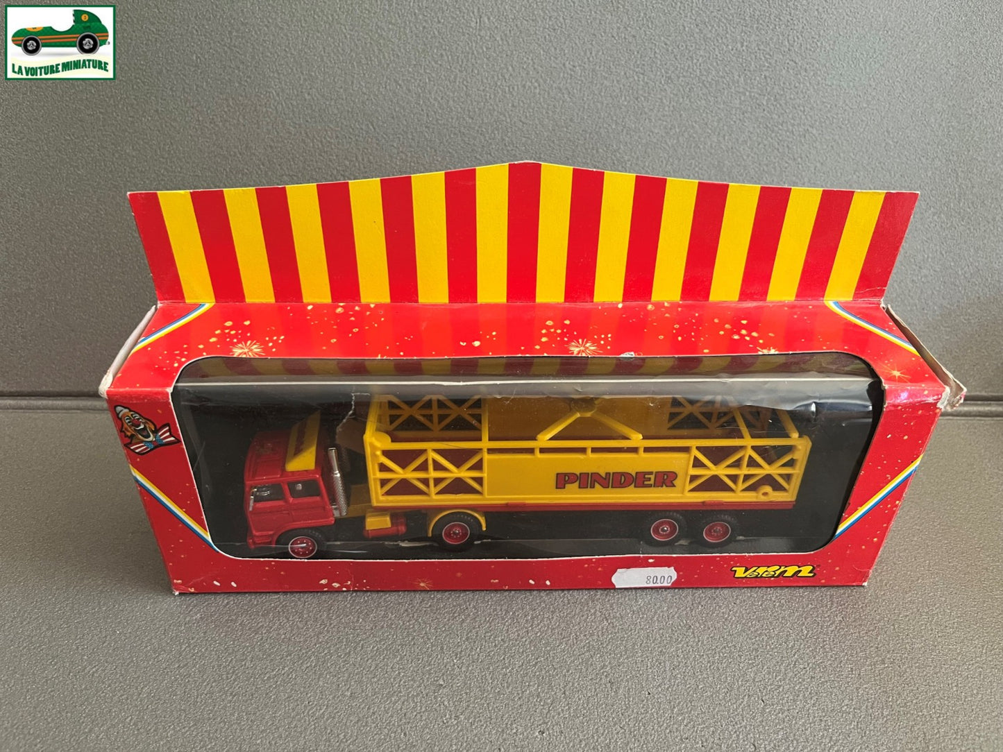 Voiture Miniature Semi Remorque Renault Transport Cage Pinder Verem 812 1/50