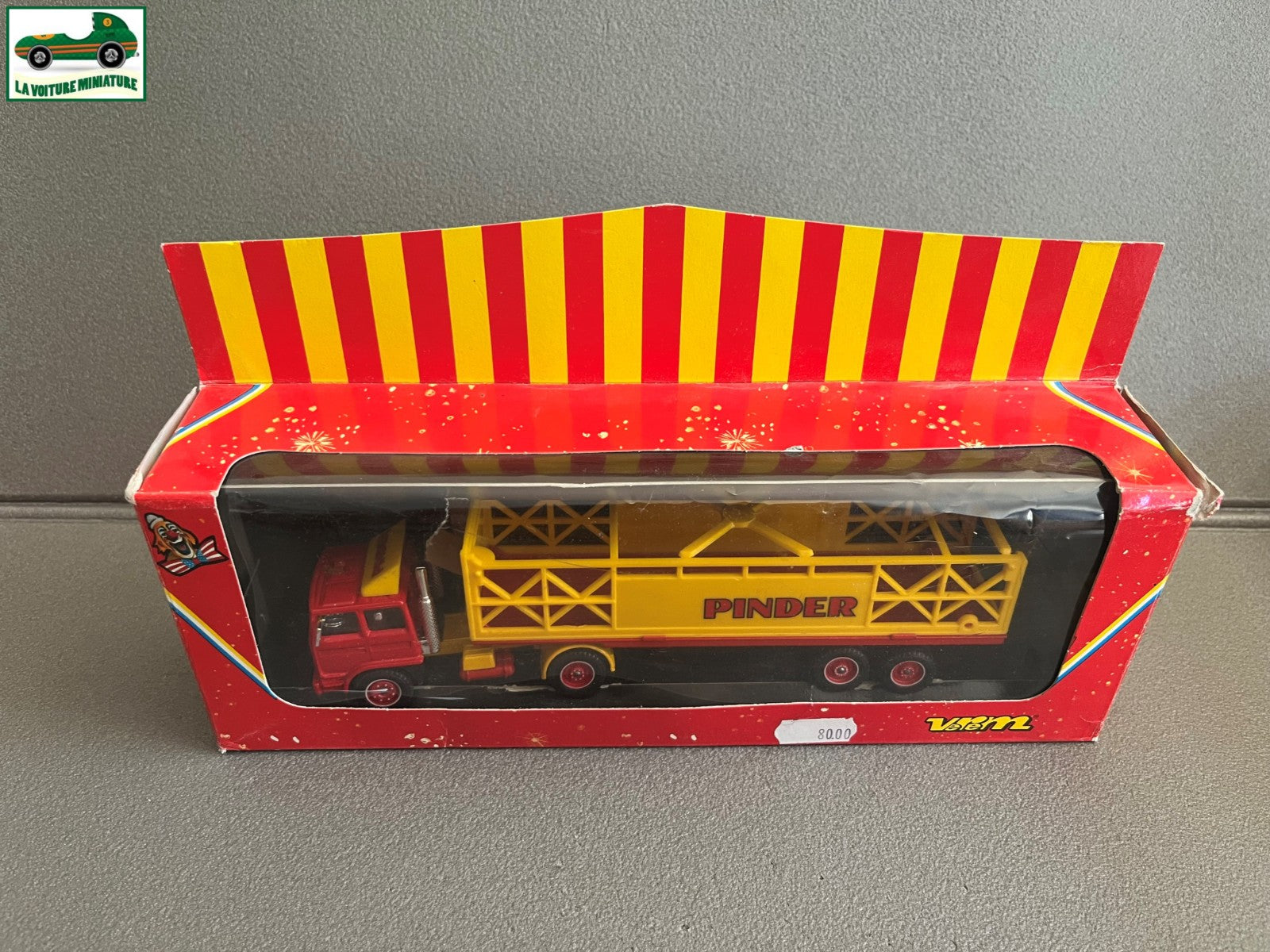 Voiture Miniature Semi Remorque Renault Transport Cage Pinder Verem 812 1/50
