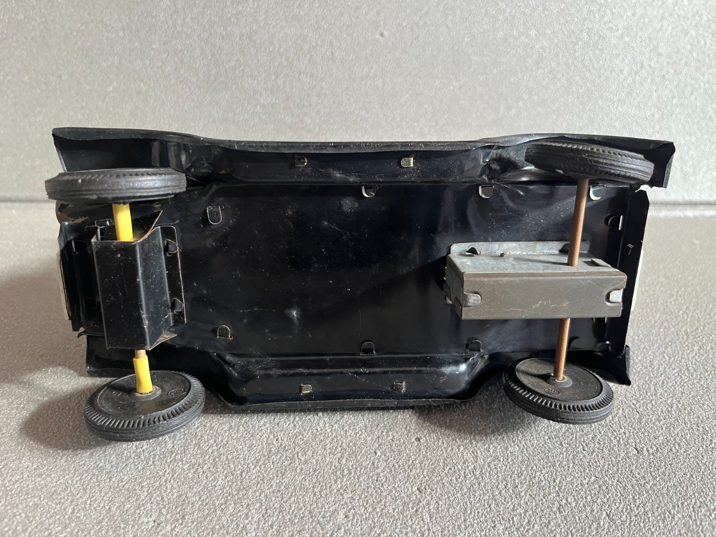 Jouet Ancien Voiture miniature 1904 Daimler Japan Tôle Friction Vintage