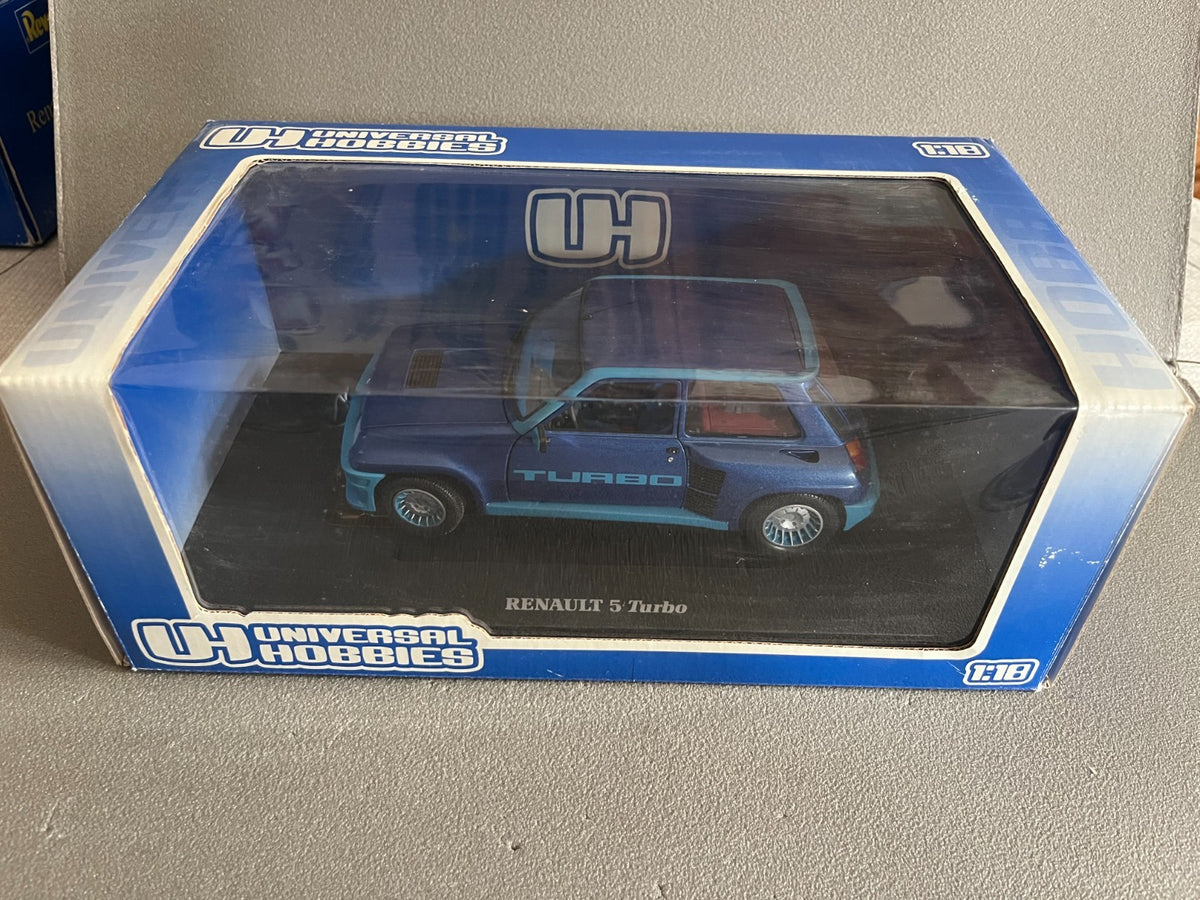 Voiture miniature Renault 5 Turbo Metallic Blue Universal Hobbies 4521 au 1/18