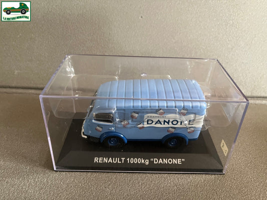 Voiture Miniature Camion Publicitaire Renault 1000kg Danone au 1/43