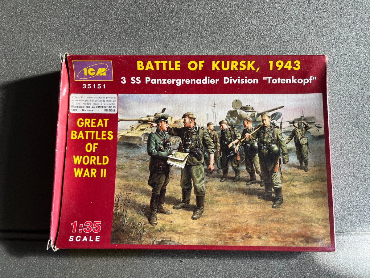 Maquette Militaire Figurine Soldat WWII Battle of Kursk 1943 ICM 35151 1/35