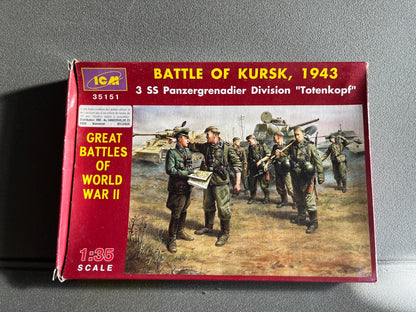 Maquette Militaire Figurine Soldat WWII Battle of Kursk 1943 ICM 35151 1/35