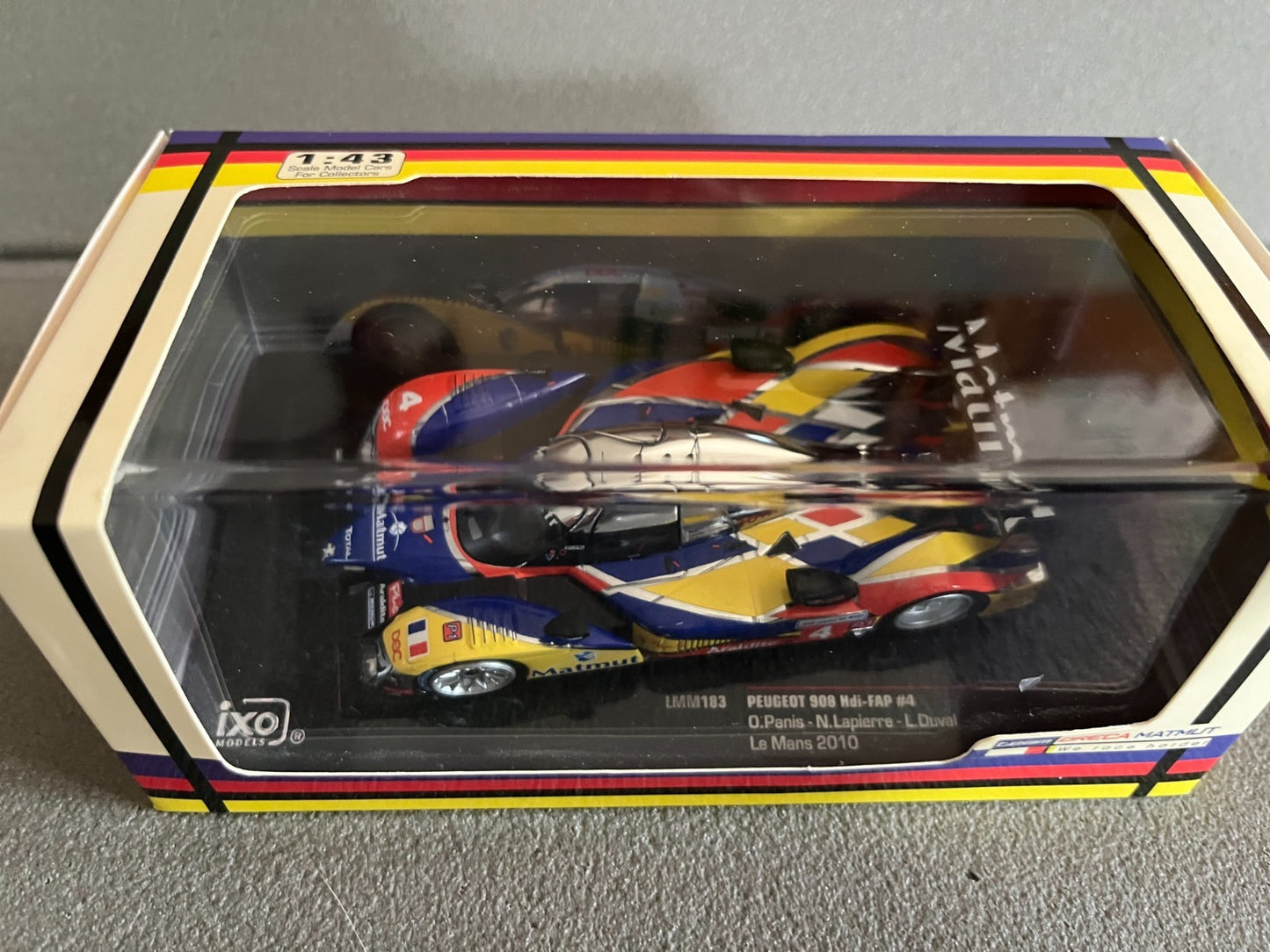 Voiture Miniature Peugeot 908 HDI FAP Le Mans 2010 Ixo au 1/43