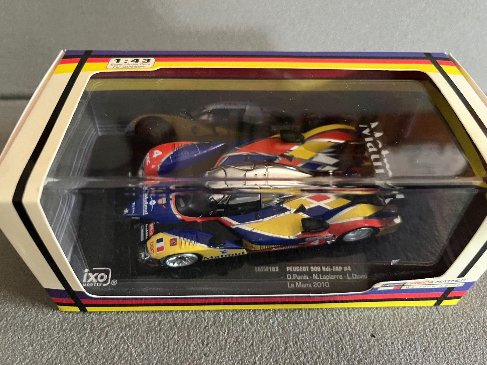 Voiture Miniature Peugeot 908 HDI FAP Le Mans 2010 Ixo au 1/43