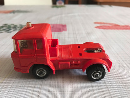Ancienne Voiture Miniature Camion Tracteur Semi Remorque DAF Greece Plastique