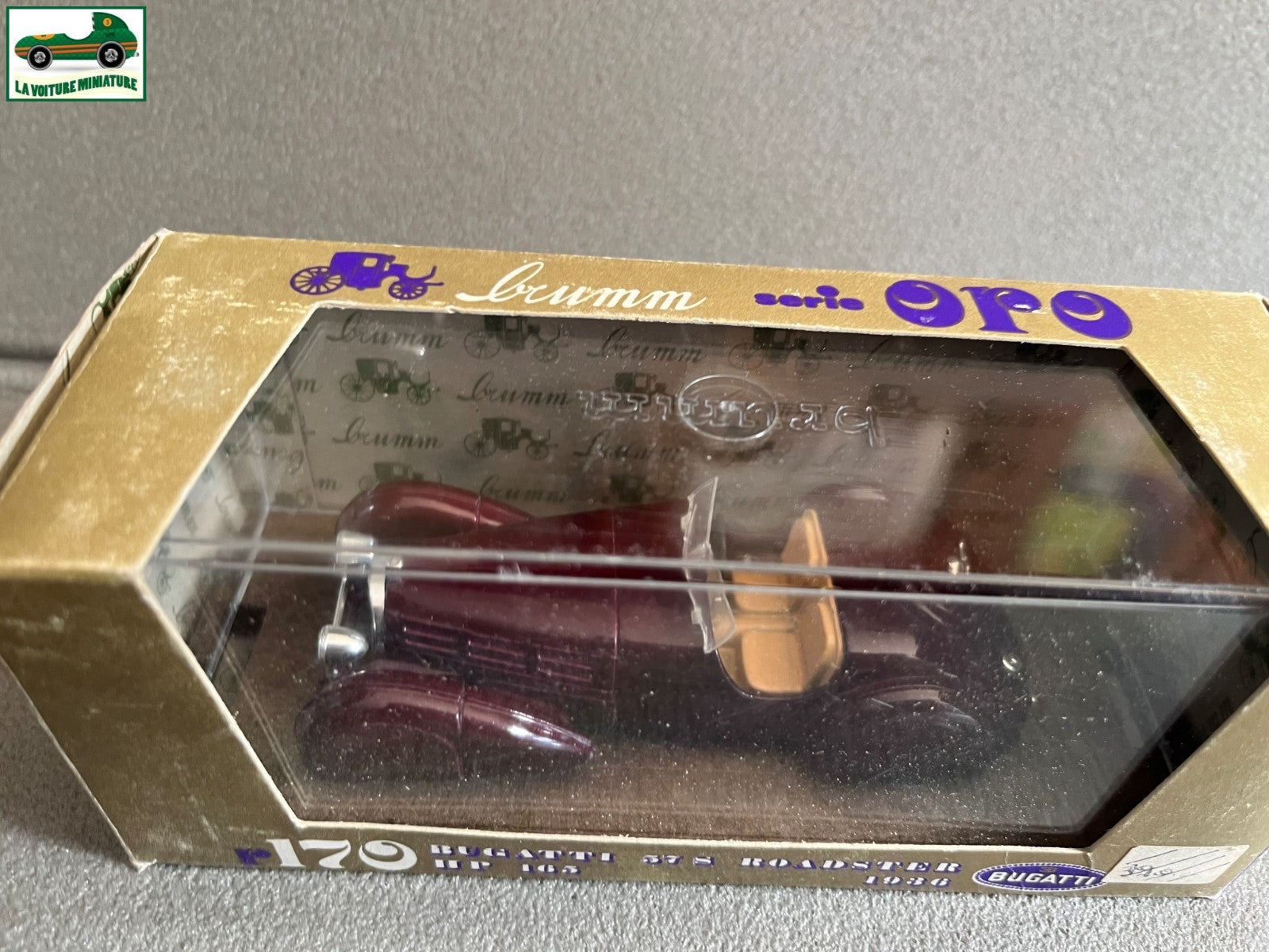 Voiture Miniature Bugatti 57 S Roadster Brumm Italy au 1/43