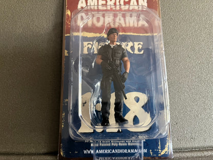 Figurine de Collection Militaire American Diorama Swat Chief 1/18
