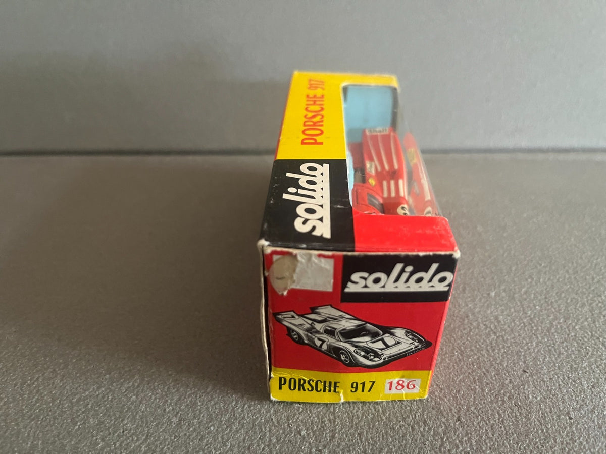 Ancienne Voiture Miniature Porsche 917 186 Solido France au 1/43