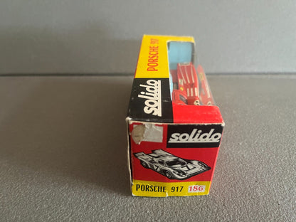 Ancienne Voiture Miniature Porsche 917 186 Solido France au 1/43