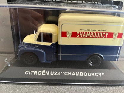 Voiture Miniature Camion Publicitaire Citroen U23 Chambourcy au 1/43