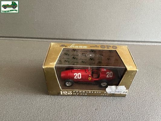 Voiture Miniature Ferrari 375 F1 Formule 1 Ascari Alberto Brumm Italy au 1/43