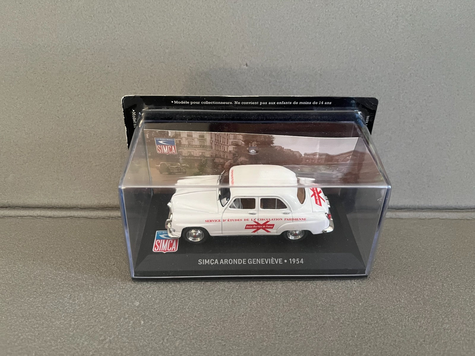 Voiture Miniature Simca Aronde Geneviève 1954 Altaya au 1/43