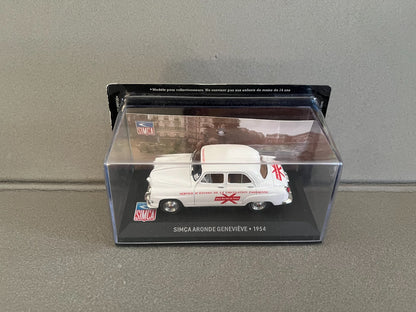 Voiture Miniature Simca Aronde Geneviève 1954 Altaya au 1/43