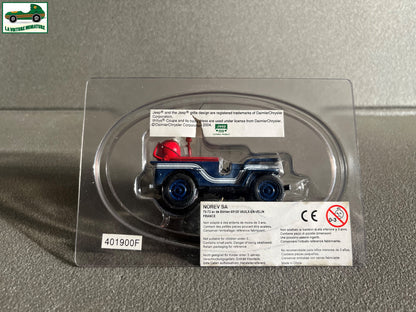 Voiture Miniature Jeep Willys Gendarmerie Norev Hachette 1/43