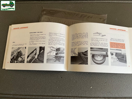 Ancien Dépliant Brochure Documentation Automobile Conduite Entretien Peugeot 504