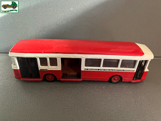Ancienne Miniature Plastique Autobus Parisien Berliet RATP Minialuxe 1/43 Epave