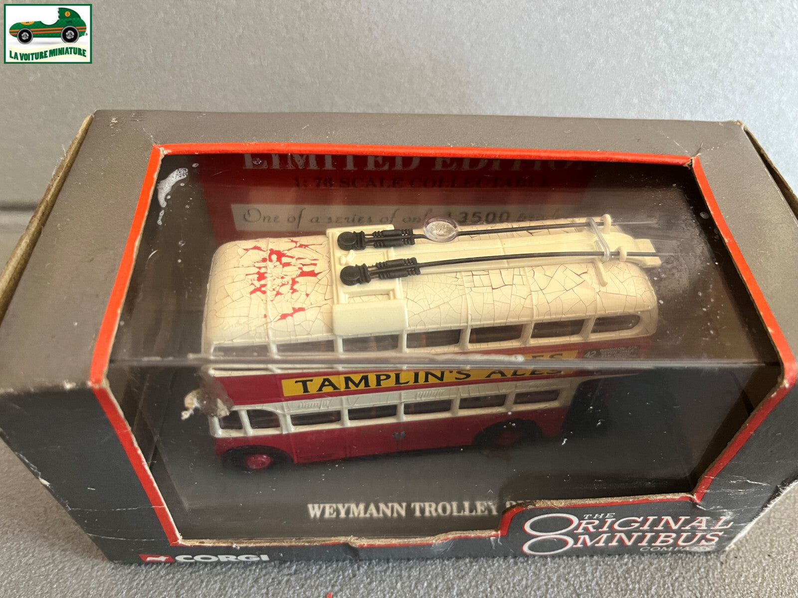 Voiture Miniature Autobus Weymann Trolley Bus Corgi 1/76 Défauts
