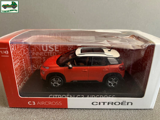 Voiture miniature Citroen C3 Aircross 2017 Orange Norev au 1/43