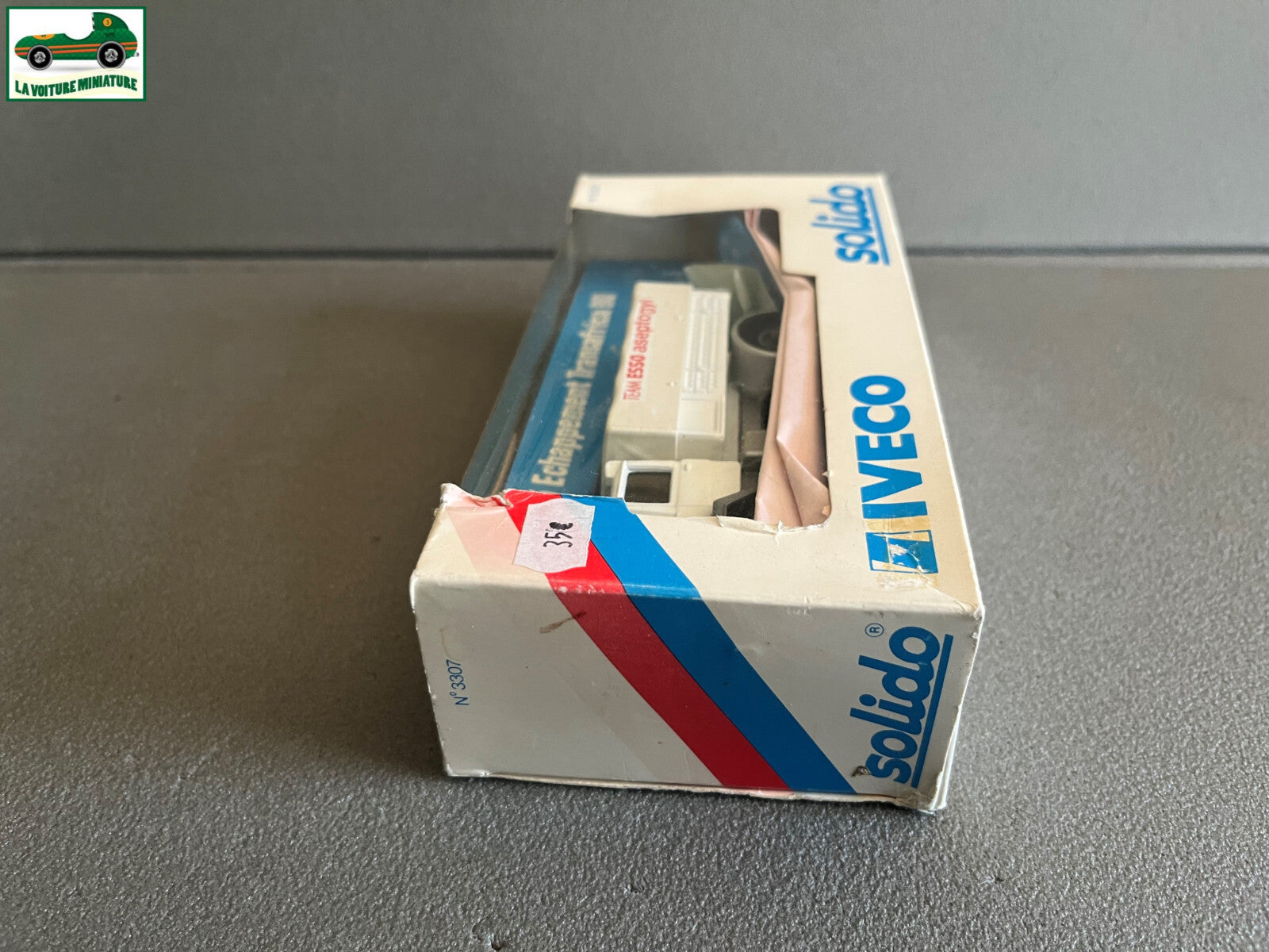 Voiture miniature camion Iveco Rallye team Esso Solido 1/50