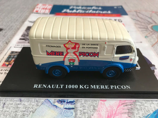 Voiture miniature Renault 1000 kg Mère Picon Auto Plus Hachette 1/43