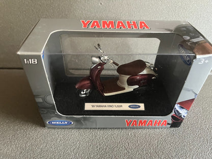 Moto miniature Scooter Yamaha Vino YJ50R Welly 1/18