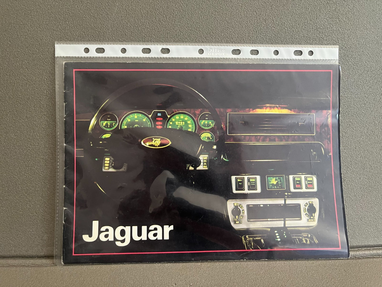 Ancien Dépliant Brochure Documentation Automobile Jaguar XJ