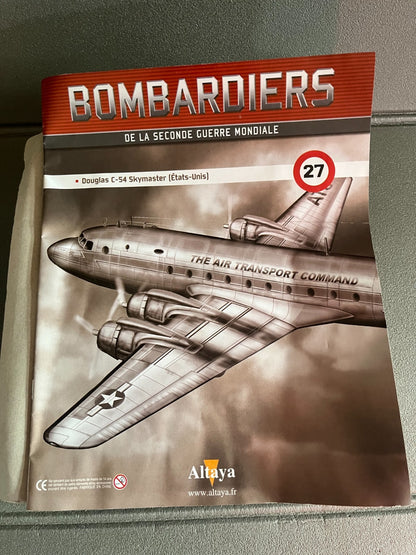 Avion miniature Militaire Bombardier Douglas C-54 Skymaster Altaya 1/72