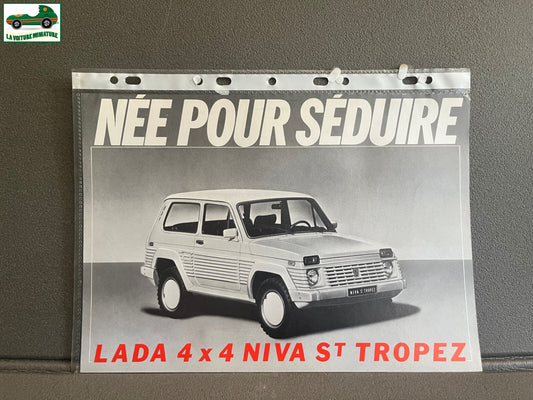 Ancien Dépliant Brochure Documentation Automobile Lada 4x4 Niva St Tropez