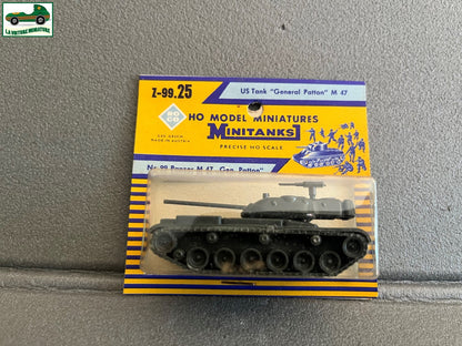 Miniature Engin Militaire Char Z-99.25 US Tank Patton Roco Minitanks  1/87 HO