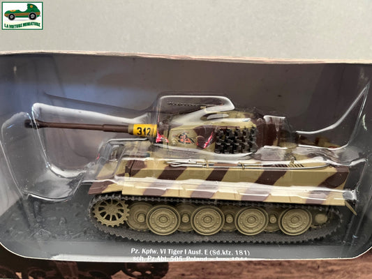 Miniature Militaire Blindé Char Tank Pz. Kpfw. VI Tiger I Poland 1944 au 1/43