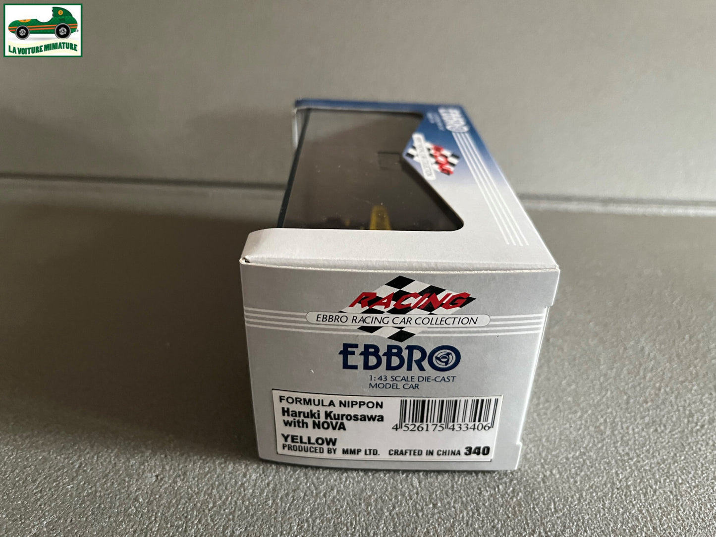Voiture Miniature Formula Nippon Haruki Kurosawa with Nova F1 Ebbro au 1/43