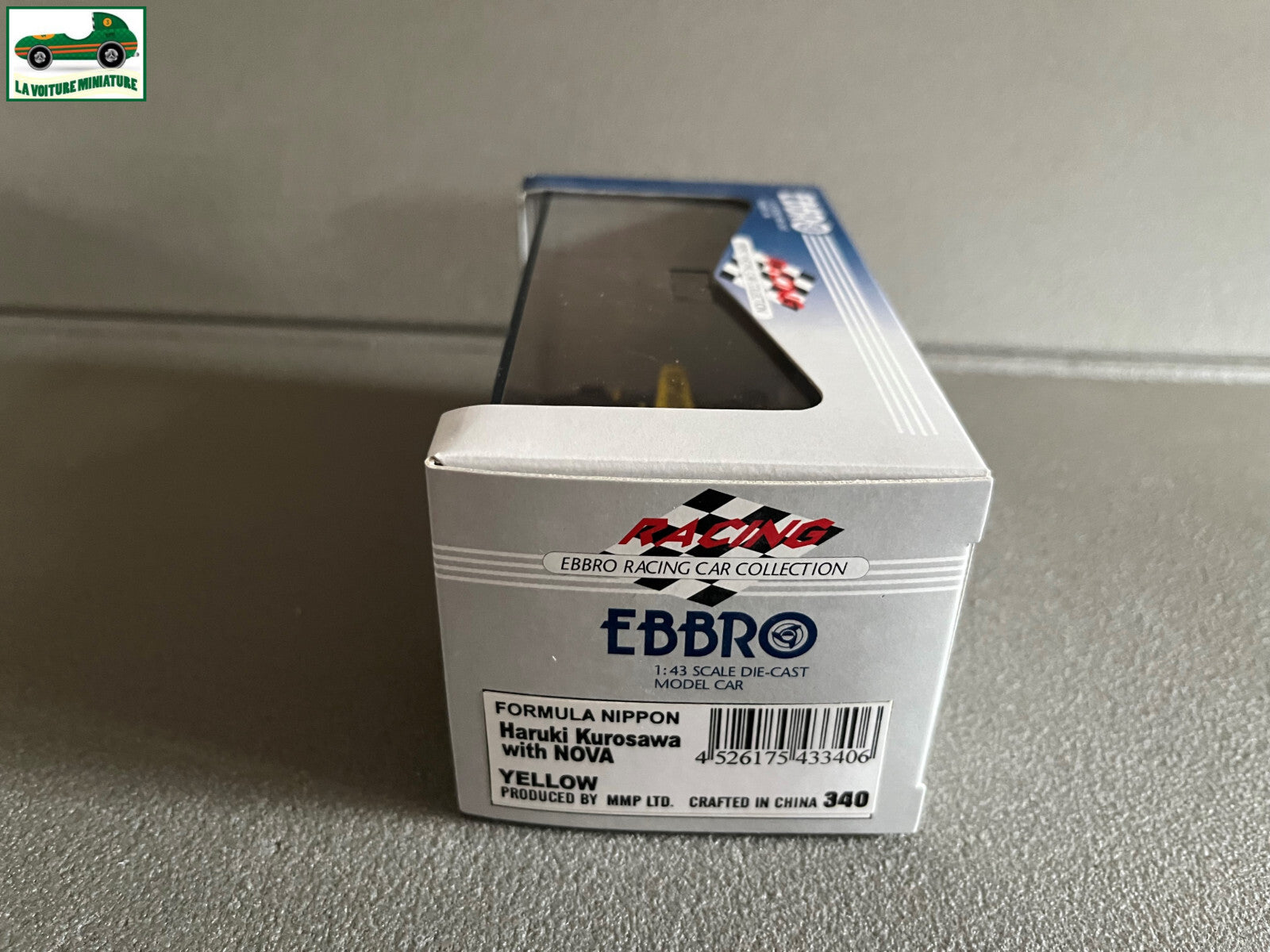 Voiture Miniature Formula Nippon Haruki Kurosawa with Nova F1 Ebbro au 1/43