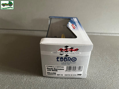 Voiture Miniature Formula Nippon Haruki Kurosawa with Nova F1 Ebbro au 1/43