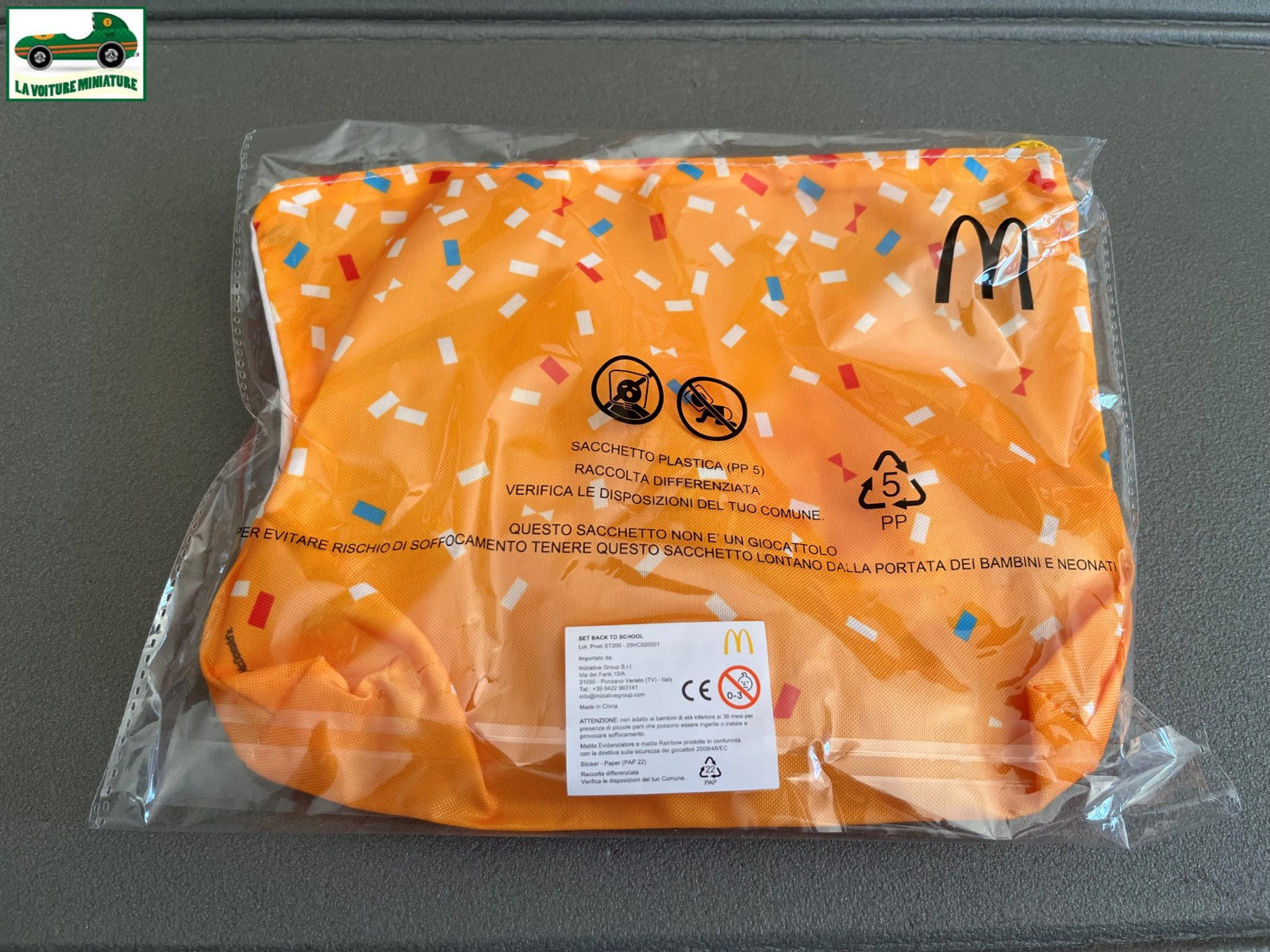 Collection McDonald's Set Back To School Complet Italie Trousse Crayons Règle