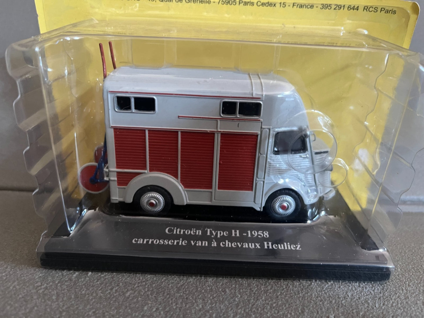 Voiture Miniature Citroen Type H 1958 Heuliez Eligor Hachette 1/43