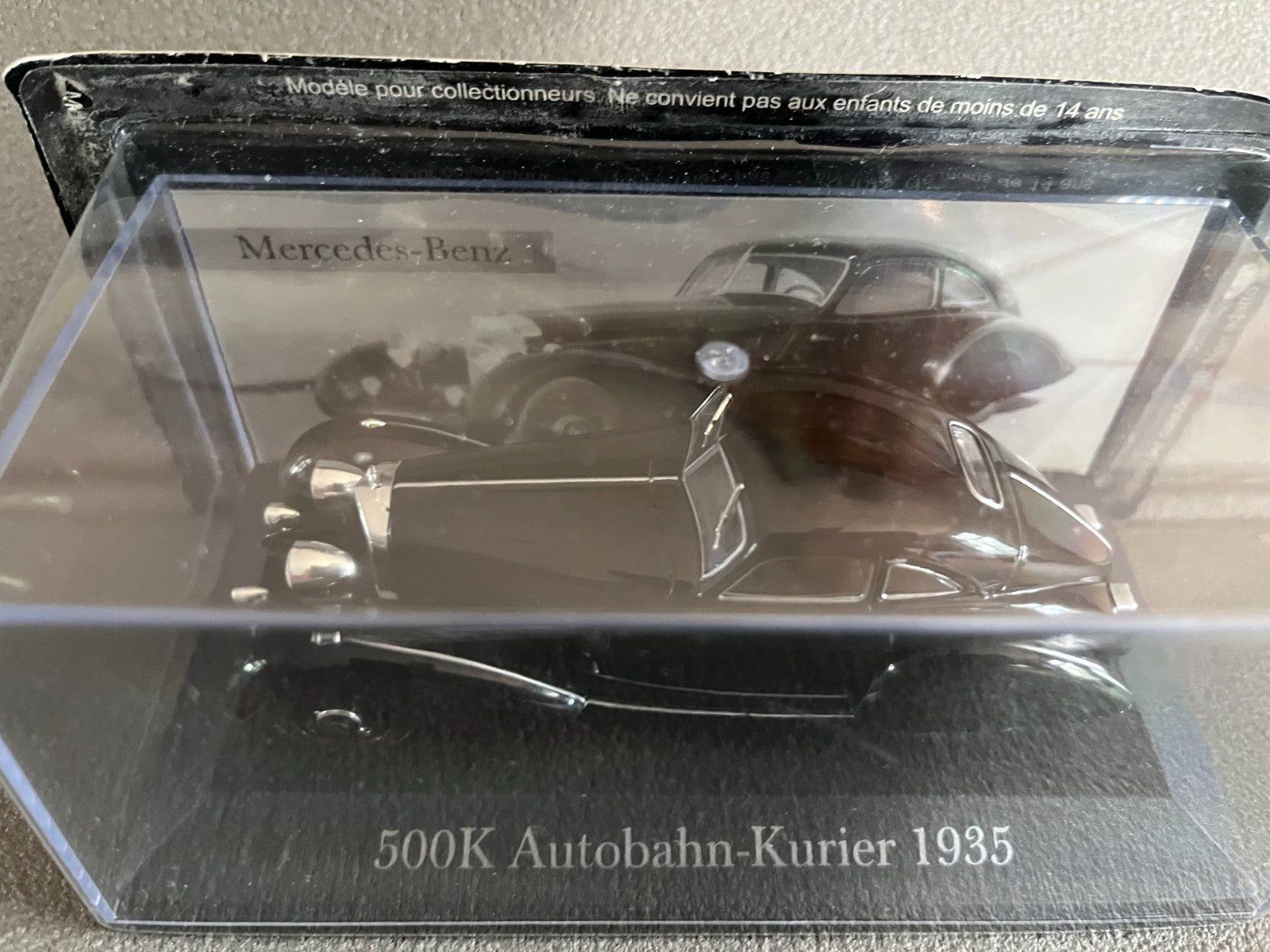 Voiture Miniature Mercedes 500k Autobahn Kurier 1935 Altaya au 1/43