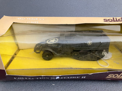 Ancienne Miniature Militaire Blindé Half Track US 6052 Solido France 1/50