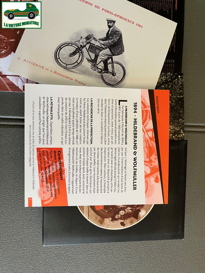 Livre Carte Fiche CD Moto Motos Coffret Passion Grund
