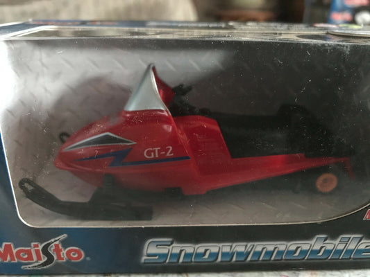 Voiture Miniature Maisto Motorized Snowmobile Scooter des neiges