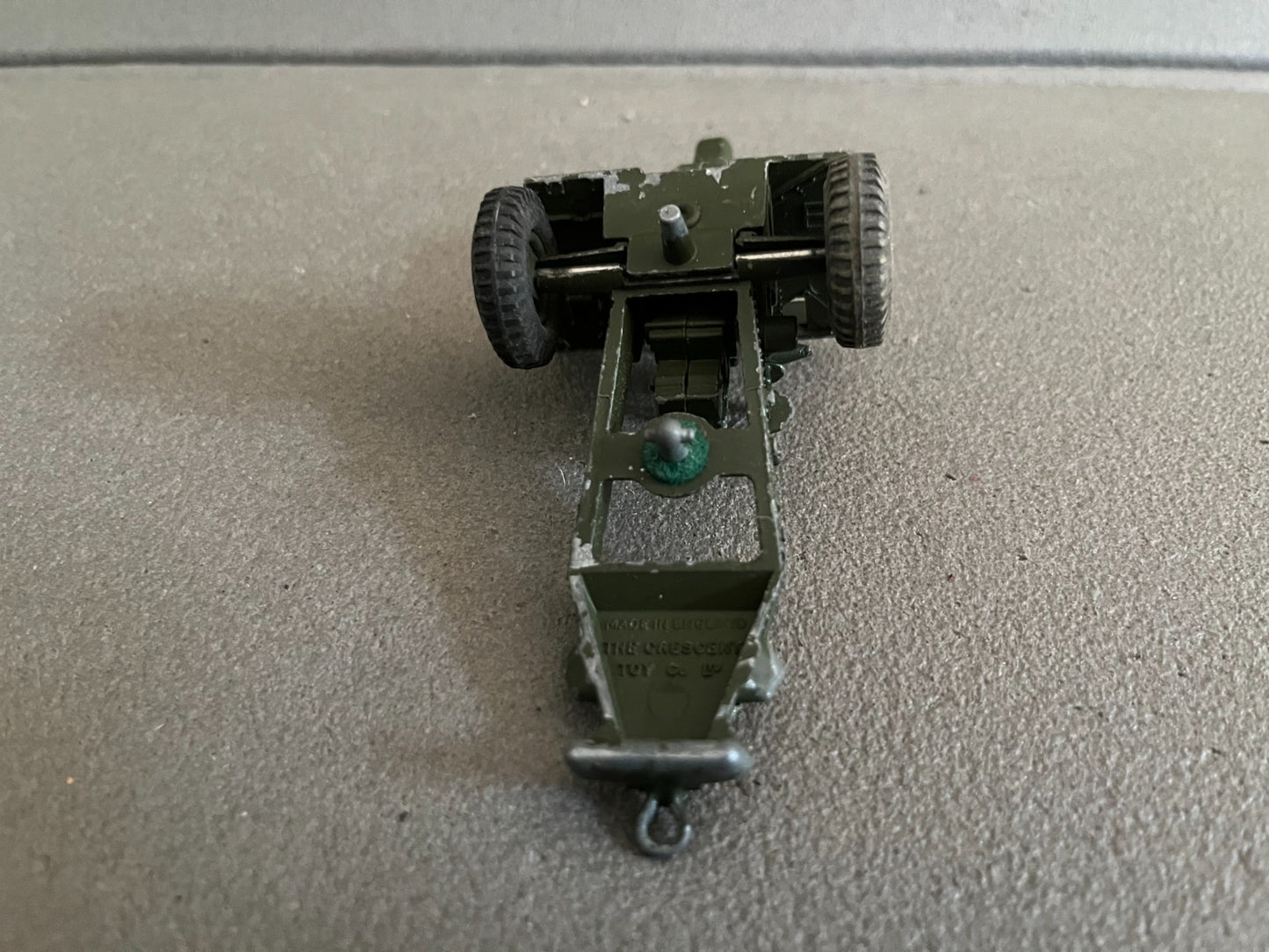 Ancienne Miniature Militaire Canon Crescent Toys England Epave
