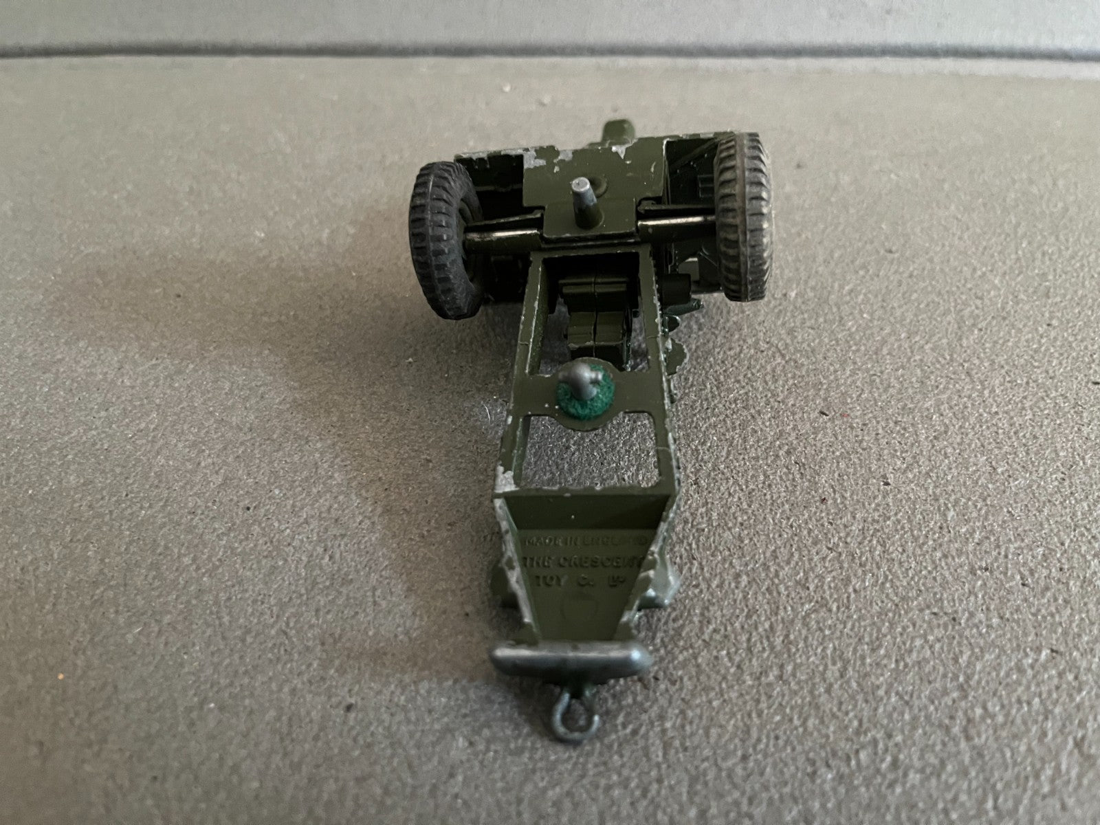 Ancienne Miniature Militaire Canon Crescent Toys England Epave