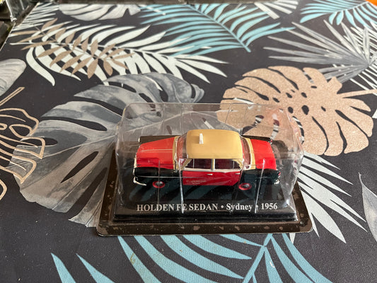 Voiture Miniature Holden Fe Sedan Sydney 1956 Taxi Du Monde au 1/43