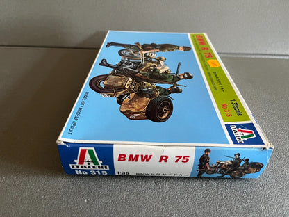 Maquette Militaire Figurine Soldat Moto BMW R75 Italeri 1/35