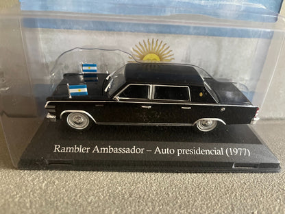 Voiture Miniature Rambler Ambassador 1977 President Ixo Argentine au 1/43