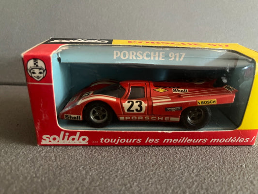 Ancienne Voiture Miniature Porsche 917 186 Solido France au 1/43