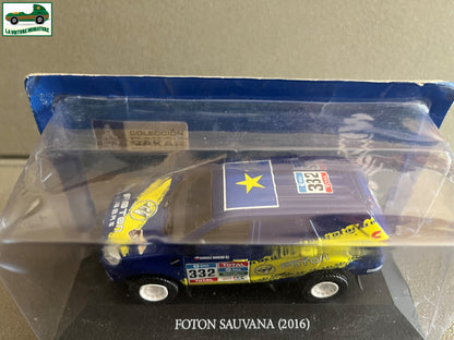 Voiture miniature Foton Sauvana 2016 Rallye Paris Dakar au 1/43