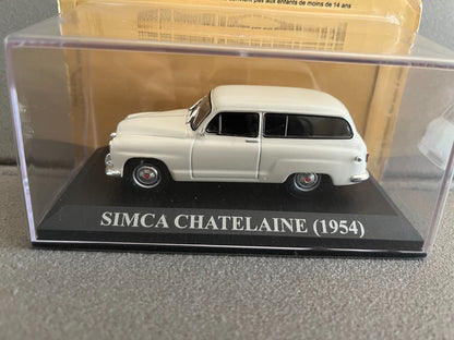 Voiture Miniature Simca Chatelaine 1954 Altaya au 1/43