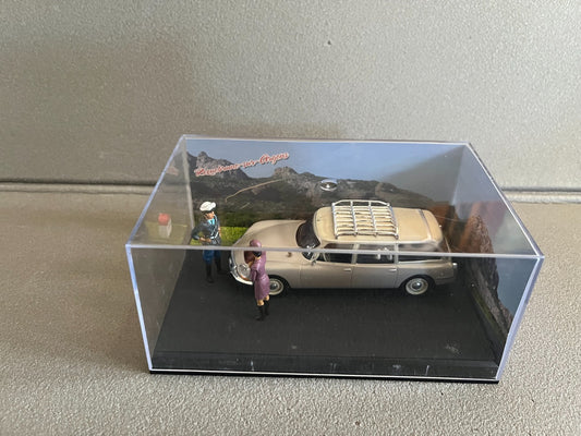 Voiture Miniature Citroen DS ID20 Break Etape 32 La Route Bleue RN7 1/43